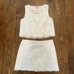 Lilly Pulitzer Tate Top/Skirt Set, Size 4